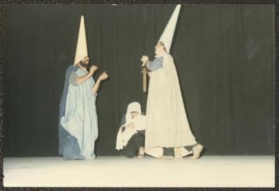 A Scene from the "al-Ama Wal-Atrash" Play 
