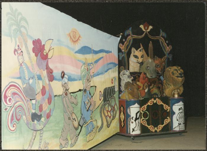 Theatre Puppets on the al-Siraj Theatre Stage, Ramallah 