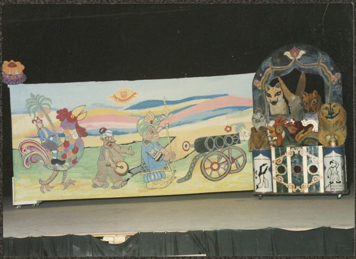 Theatre Puppets on the al-Siraj Theatre Stage, Ramallah 