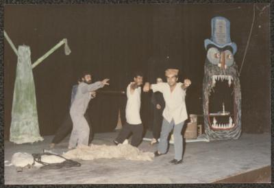 A Scene from the "al-Ama Wal-Atrash" Play 