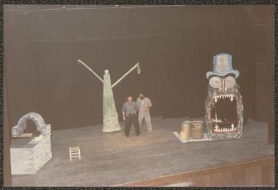 A Scene from the "al-Ama Wal-Atrash" Play 