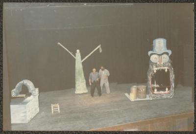 A Scene from the "al-Ama Wal-Atrash" Play 