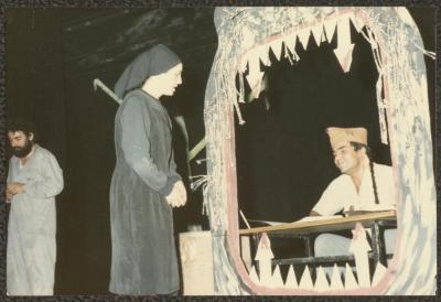A Scene from the "al-Ama Wal-Atrash" Play 