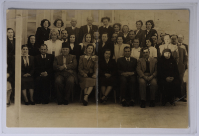 The Governing Body Members of the Arab Women Union Society in Nablus with a medical delegation