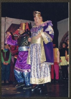 
A Scene from "Qaraqoush Wal Musiqa" Play, Ramallah, 1998
