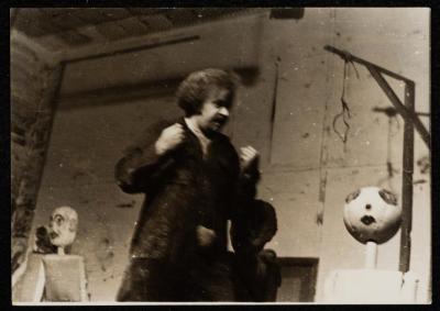 A Scene from the "Ras Roos" Play, Ramallah, 1981