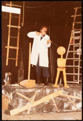 A Scene from the "Ras Roos" Play, Ramallah, 1980