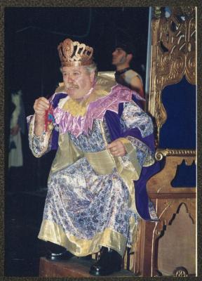 
A Scene from "Qaraqoush Wal Musiqa" Play, Ramallah, 1998
