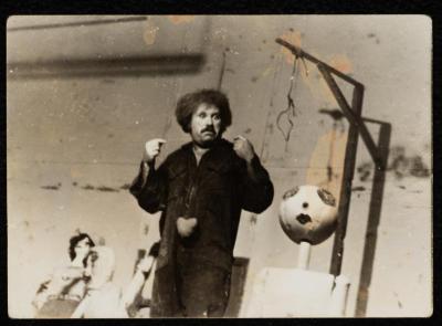 A Scene from the "Ras Roos" Play, Ramallah, 1981