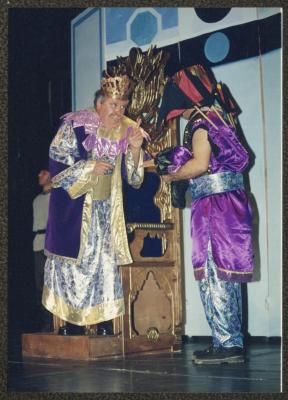 
A Scene from "Qaraqoush Wal Musiqa" Play, Ramallah, 1998
