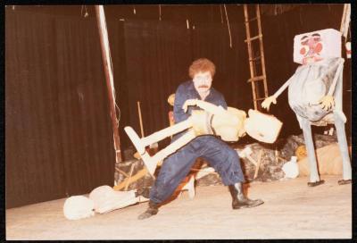 A Scene from the "Ras Roos" Play, Ramallah, 1980
