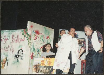 A Scene from the "Kollo Arremote" Play, Ramallah, 1997