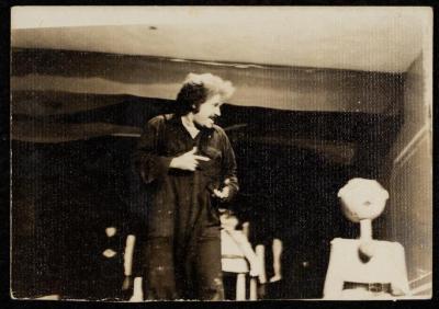 A Scene from the "Ras Roos" Play, Ramallah, 1981