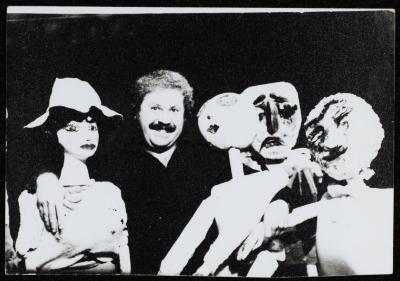 The Backstage of the "Ras Roos" Play, Ramallah, 1980