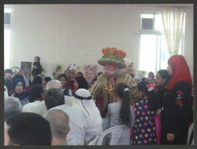 Adel Tartir at the "Hikayat abu al-Ajab" Show, Turmus Ayya,  2018
