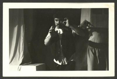 Adel Tartir from the "Lamma Enjanena" Play, Jerusalem, 1976