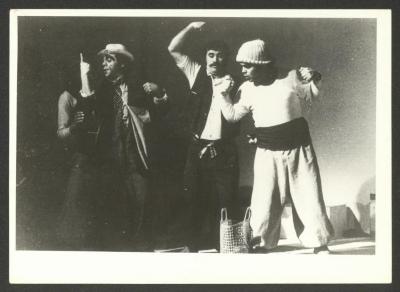 A Scene from the "Lamma Enjanena" Play, Jerusalem, 1976