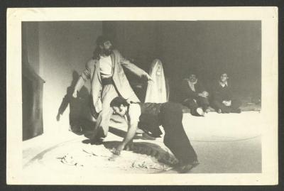 A Scene from the "Lamma Enjanena" Play, Jerusalem, 1976