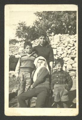 Photograph of Tartir Family, Ramallah, 14 December 1964