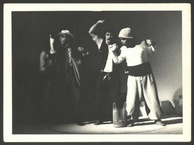 A Scene from the "Lamma Enjanena" Play, Jerusalem, 1976