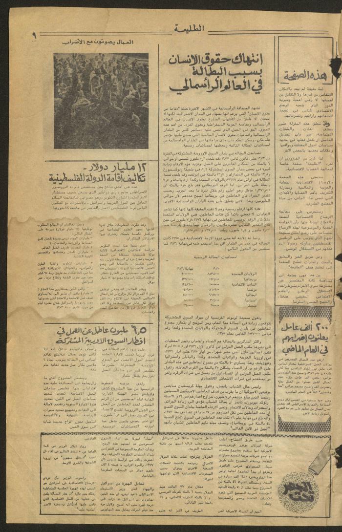 Attali'ah Newspaper, Issue No 1, 27/2/1978