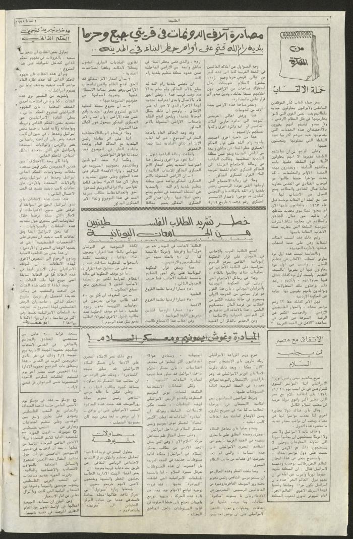 Attali'ah Newspaper, Issue No 48, 1 February 1979