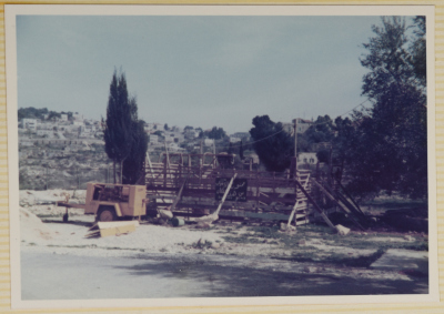 A Glimpse of the Well Construction at the Evangelical Home and School in Ramallah