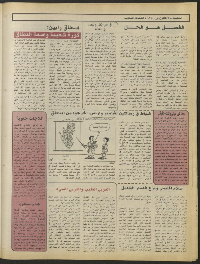 Attali'ah Newspaper, Issue No. 666, 6 December 1990
