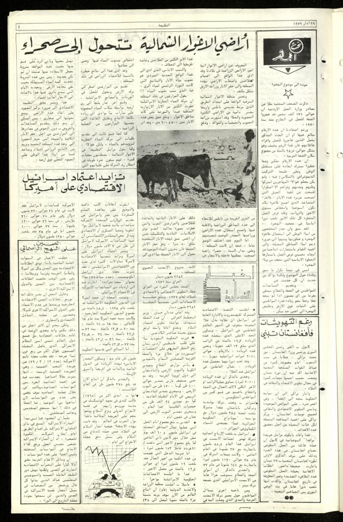 The Fifty-Sixth Issue of Attali'ah Newspaper, March 29 1979	