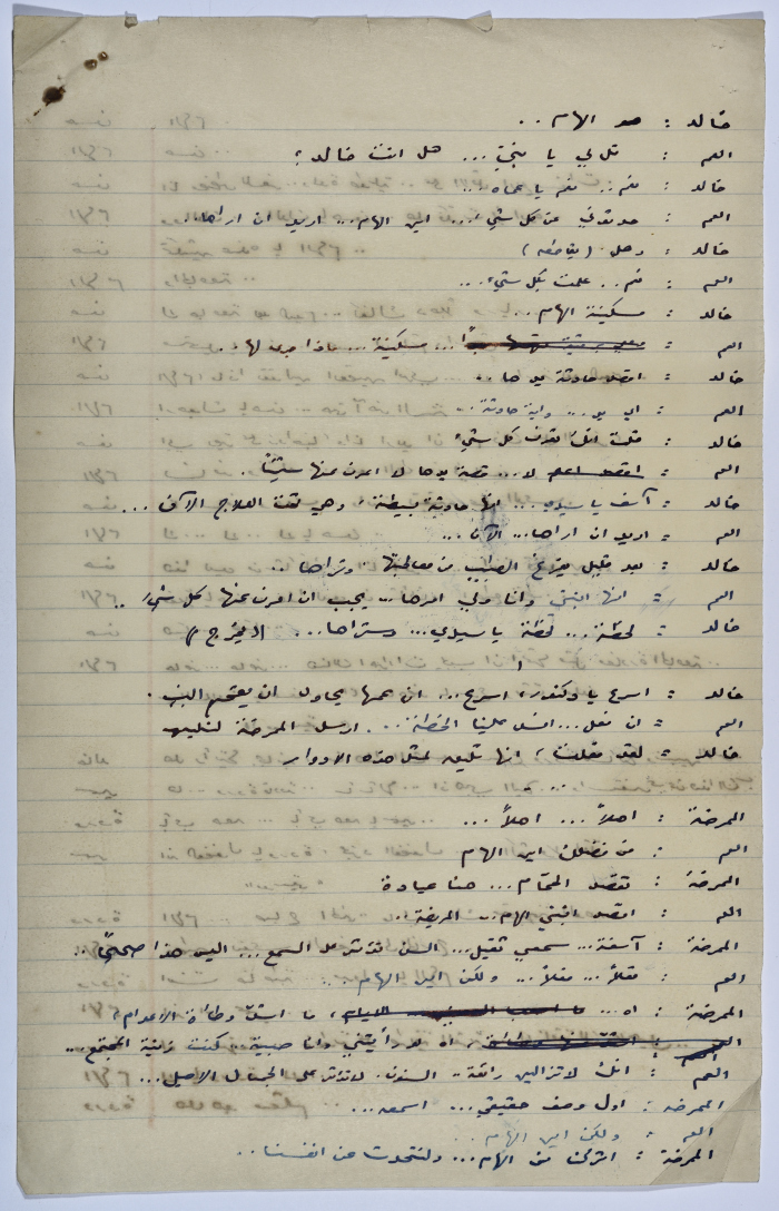 A Playscript by Yaʿqub ash-Shaumaly	

