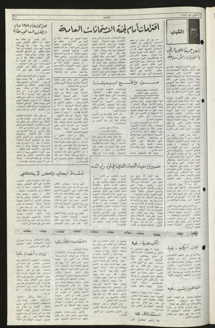 Issue Ninety-Four of Attali'ah Newspaper, December 20 1979