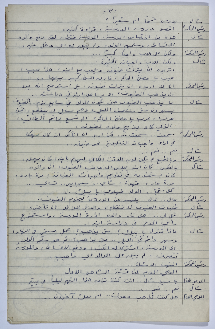 A Playscript by Yaʿqub ash-Shaumaly