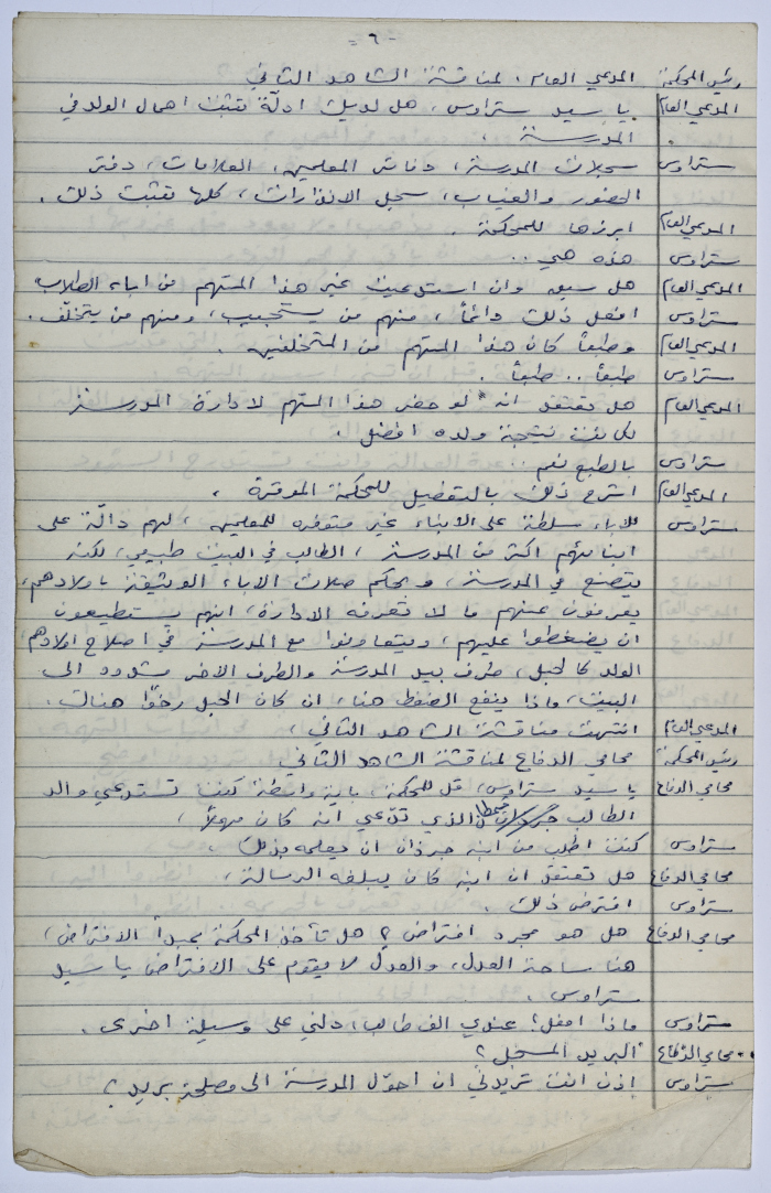 A Playscript by Yaʿqub ash-Shaumaly