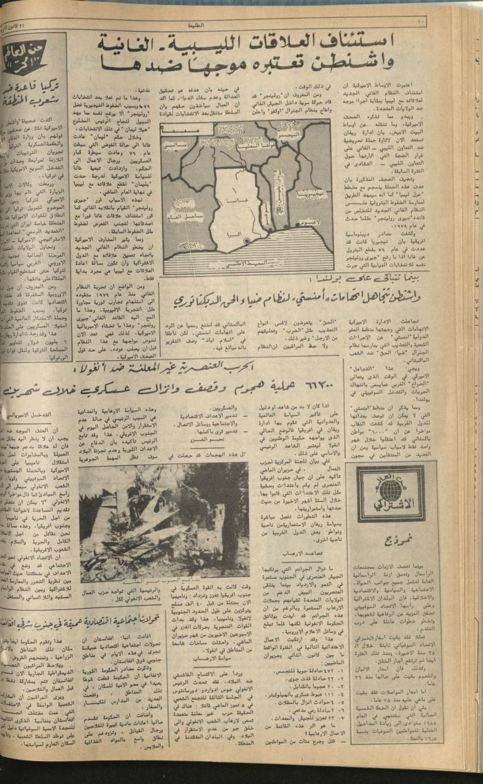 Attali'ah Newspaper, Issue No 203, January 21 1982