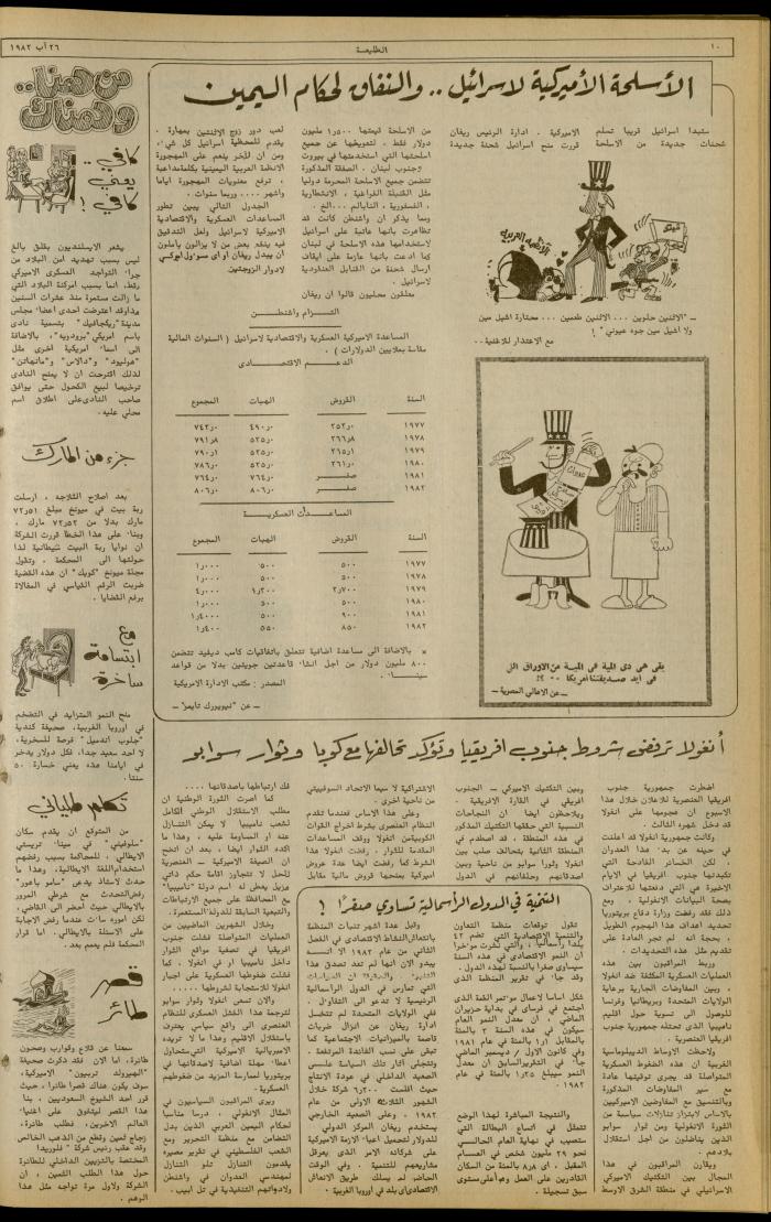 Issue 234 of the Attali'ah Weekly, 26 August 1982