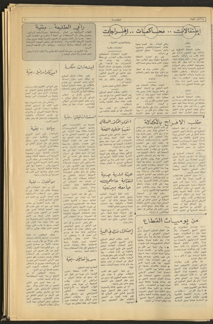 Attaliah Newspaper, Issue No. 264, 24 March 1983
