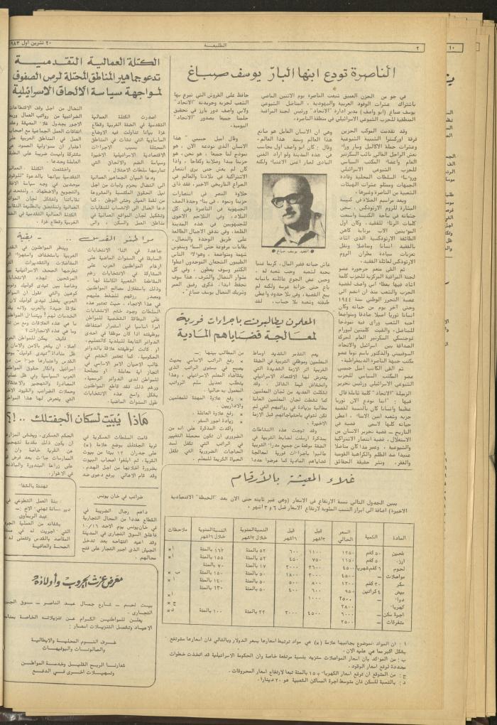 Attali'ah Newspaper, Issue No 294, October 20 1983	