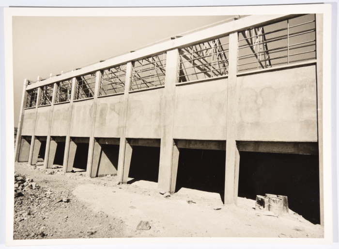 During the construction of the premises of the Arab Institute in Abu Dis