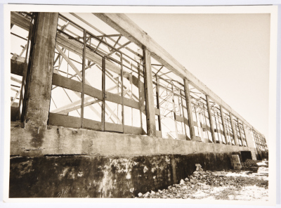 During the construction of the premises of the Arab Institute in Abu Dis
