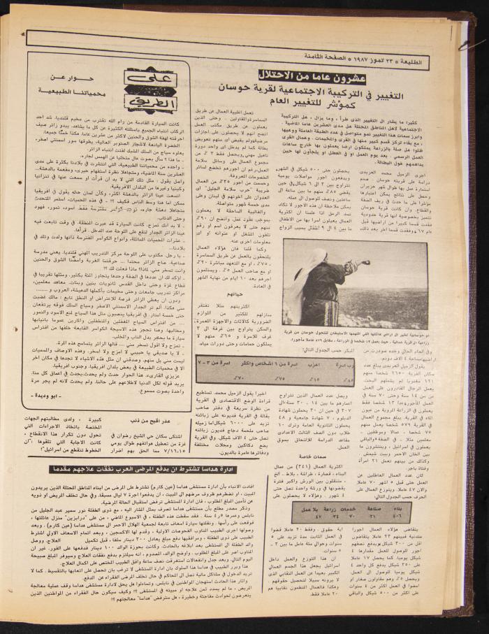 Attali'ah Newspaper, Issue No. 490, 23 July 1987
