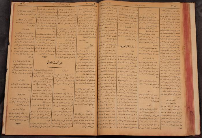 أعداد السنة الأولى من جريدة سوريا الجنوبية، 1919-20
