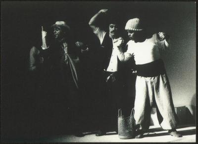 A Scene from the "Lamma Enjanena" Play