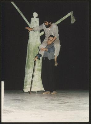 A Scene from the "al-Ama Wal-Atrash" Play 
