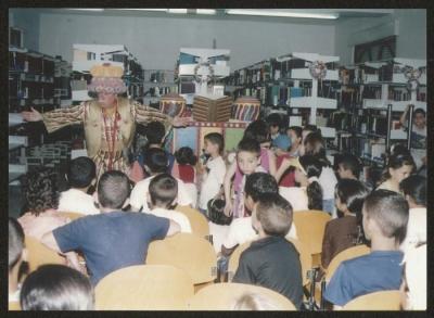 "Hikayat abu al-Ajab Series" Show, Ramallah, 1997-1998