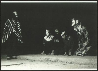 A Scene from the "Taghreebet Saeed ibn Fadlallah" Play 