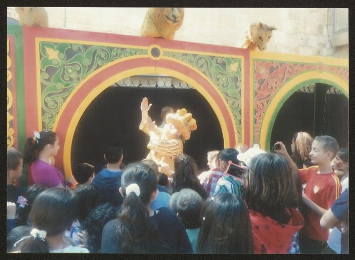 Abu al-Ajab Participating in the Nuwar Nisan Festival, Ramallah, 2013