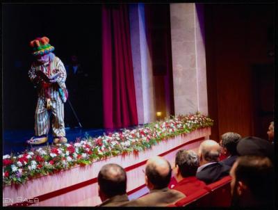 أبو العجب على خشبة المسرح البلدي، رام الله، 9 آذار 2017 
