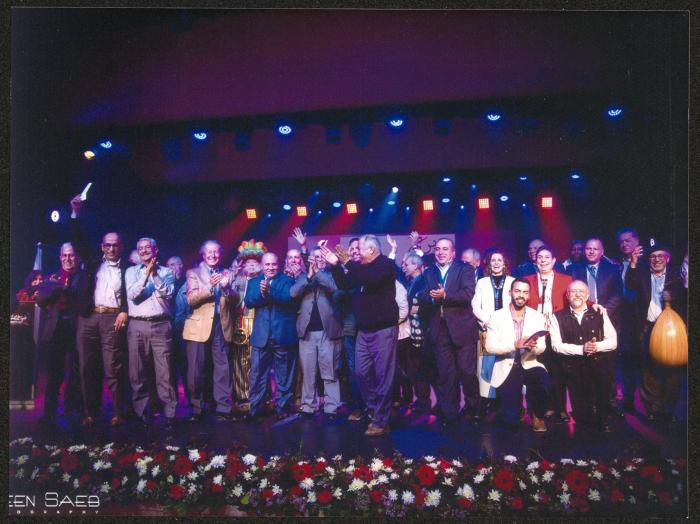 صورة جماعية من افتتاح المسرح البلدي، رام الله، 9 آذار 2017 
