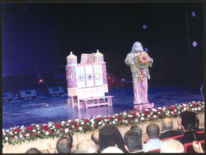 أبو العجب على خشبة المسرح البلدي، رام الله، 9 آذار 2017 
