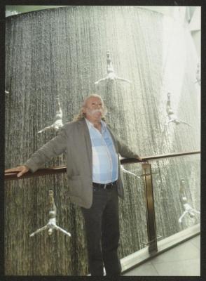 Adel Tartir at the Dubai Mall, March 2017